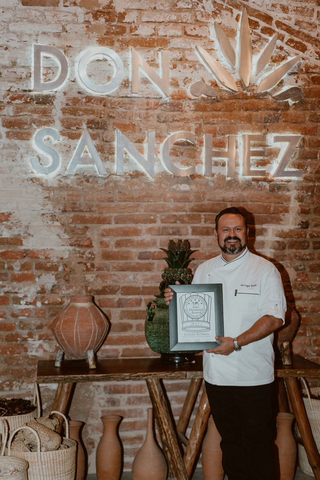 Chef Edgar Roman Don Sanchez restaruant San Jose del Cabo